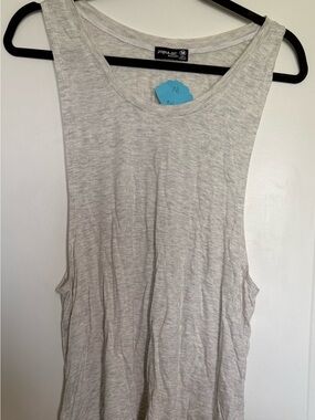 Popular Basics Light Gray Tank Top